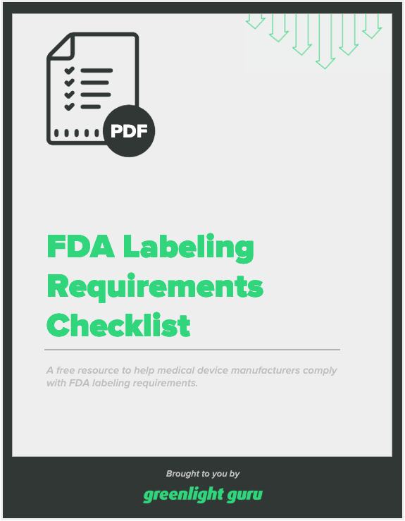 FDA Labeling Requirements Checklist - Free Download